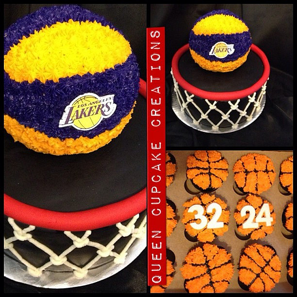 Basketball Cupcake Cake Basketball Cupcake Cake