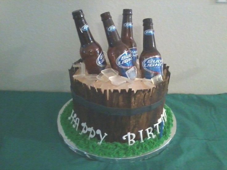 10 Happy Birthday Beer Cakes For Men Photo Happy Birthday Cakes For Men Beer Can Birthday Cake And Men Beer Birthday Cake Ideas Snackncake