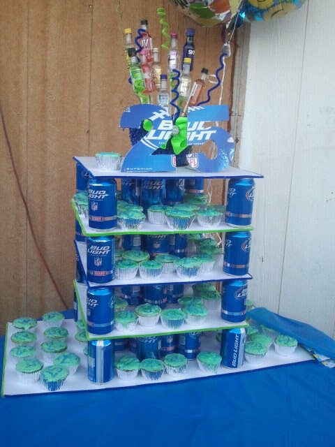7 Bud Light Themed Birthday Cakes Photo Bud Light Cake Bud
