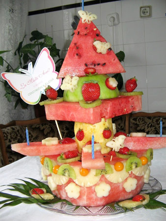 Cake That Looks Like a Fruit Display Cake That Looks Like a Fruit Display