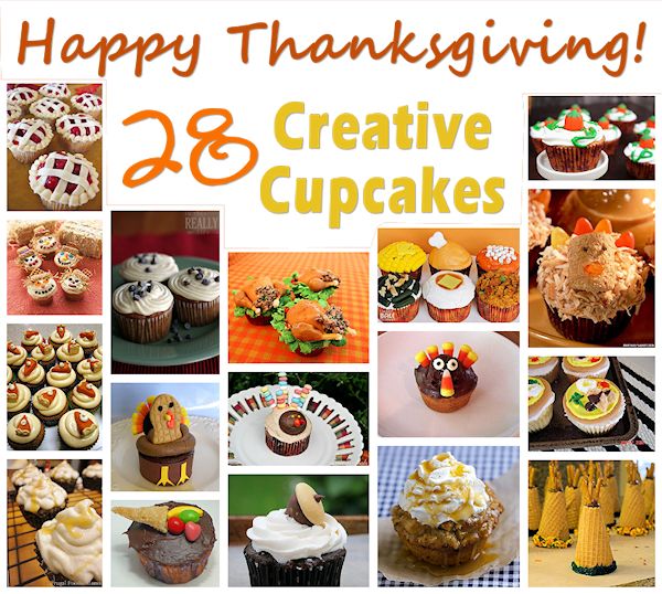 Creative Thanksgiving Cupcakes Creative Thanksgiving Cupcakes