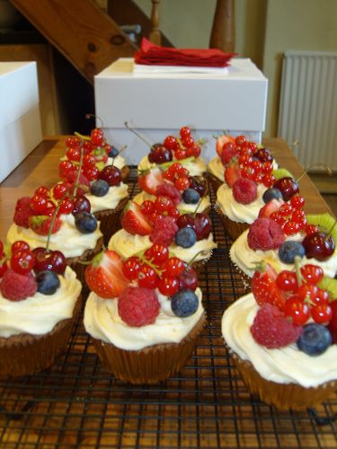 5 Photos of Cupcake Wedding Cakes Fruit