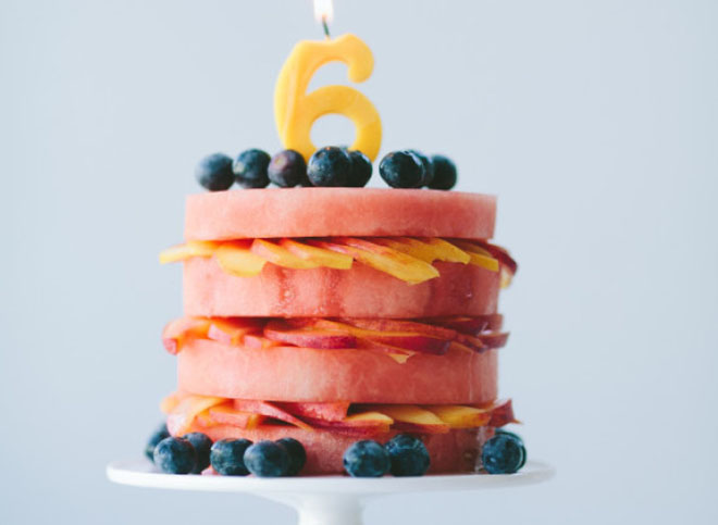 Fresh Fruit Watermelon Cake Fresh Fruit Watermelon Cake