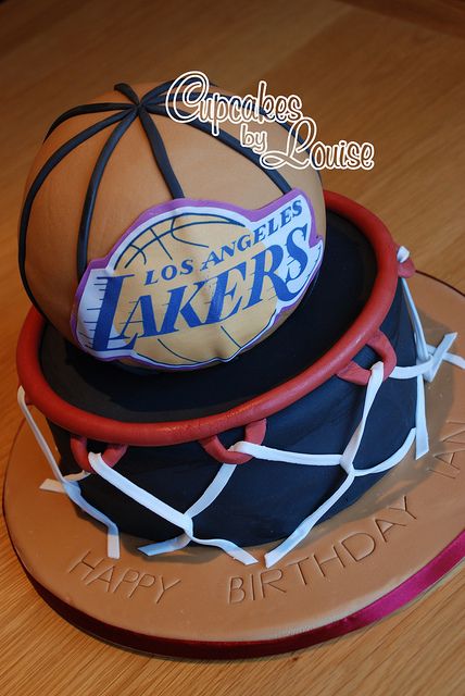 Lakers Basketball Birthday Cake Lakers Basketball Birthday Cake