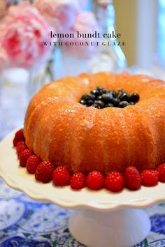 Lemon Bundt Cake with Glaze Lemon Bundt Cake with Glaze