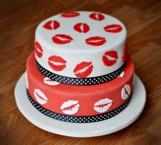 12 Photos of Sheet Cakes Decorated With Lips 12 Photos of Sheet Cakes Decorated With Lips