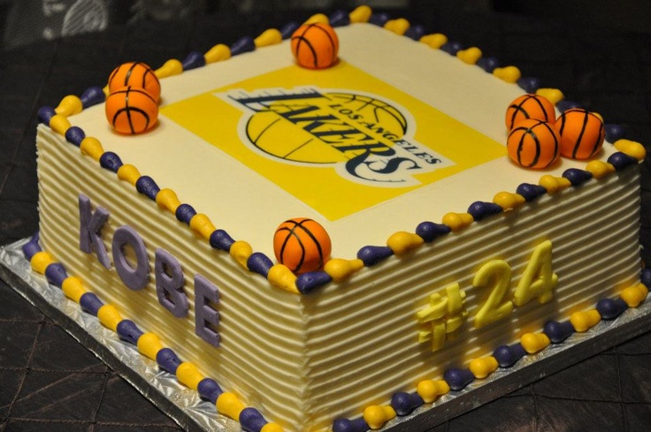 Los Angeles Lakers Cake Los Angeles Lakers Cake