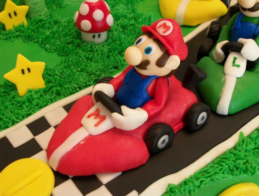 Mario Kart Birthday Cake Mario Kart Birthday Cake
