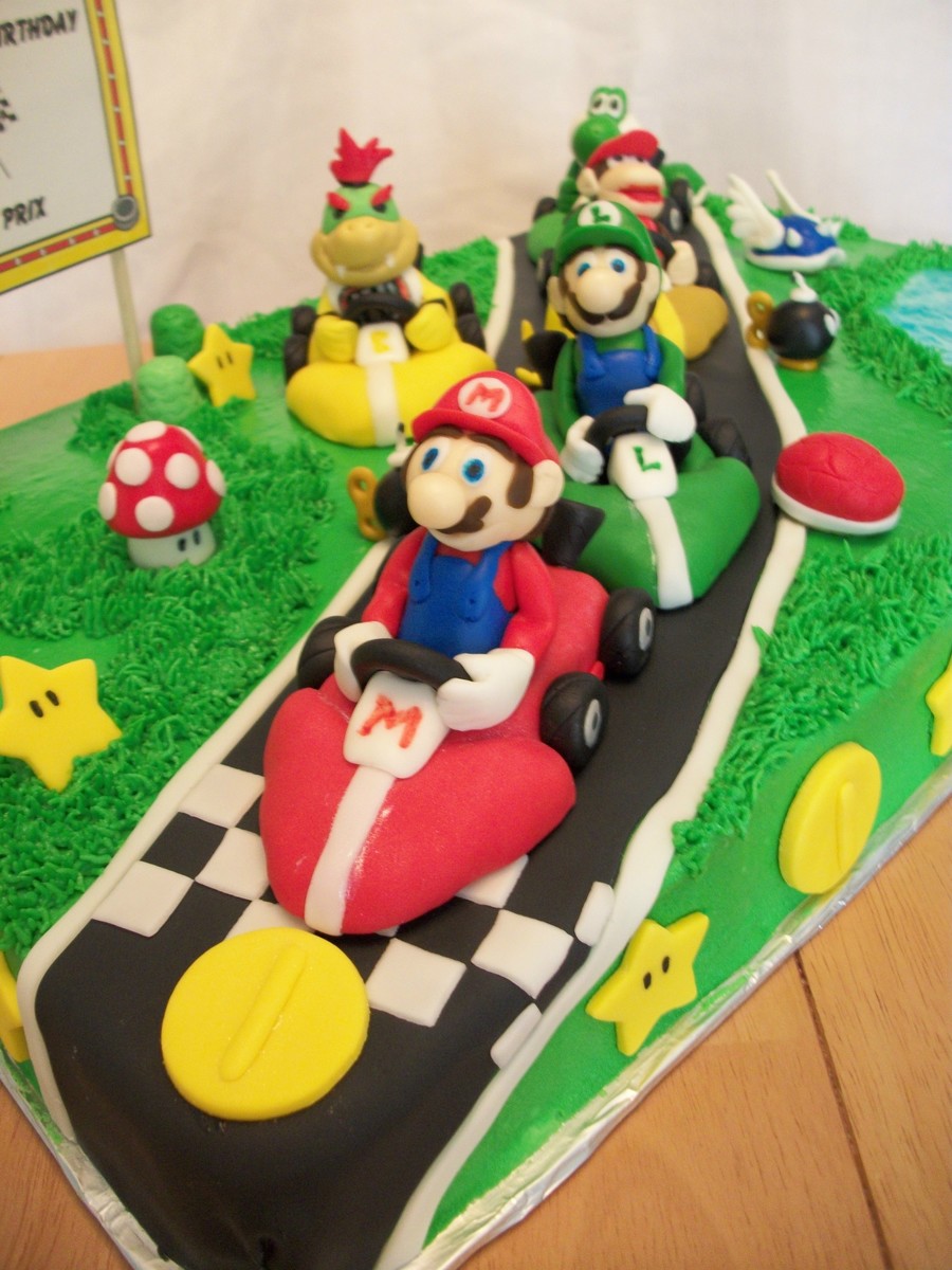 Mario Kart Birthday Cake Mario Kart Birthday Cake