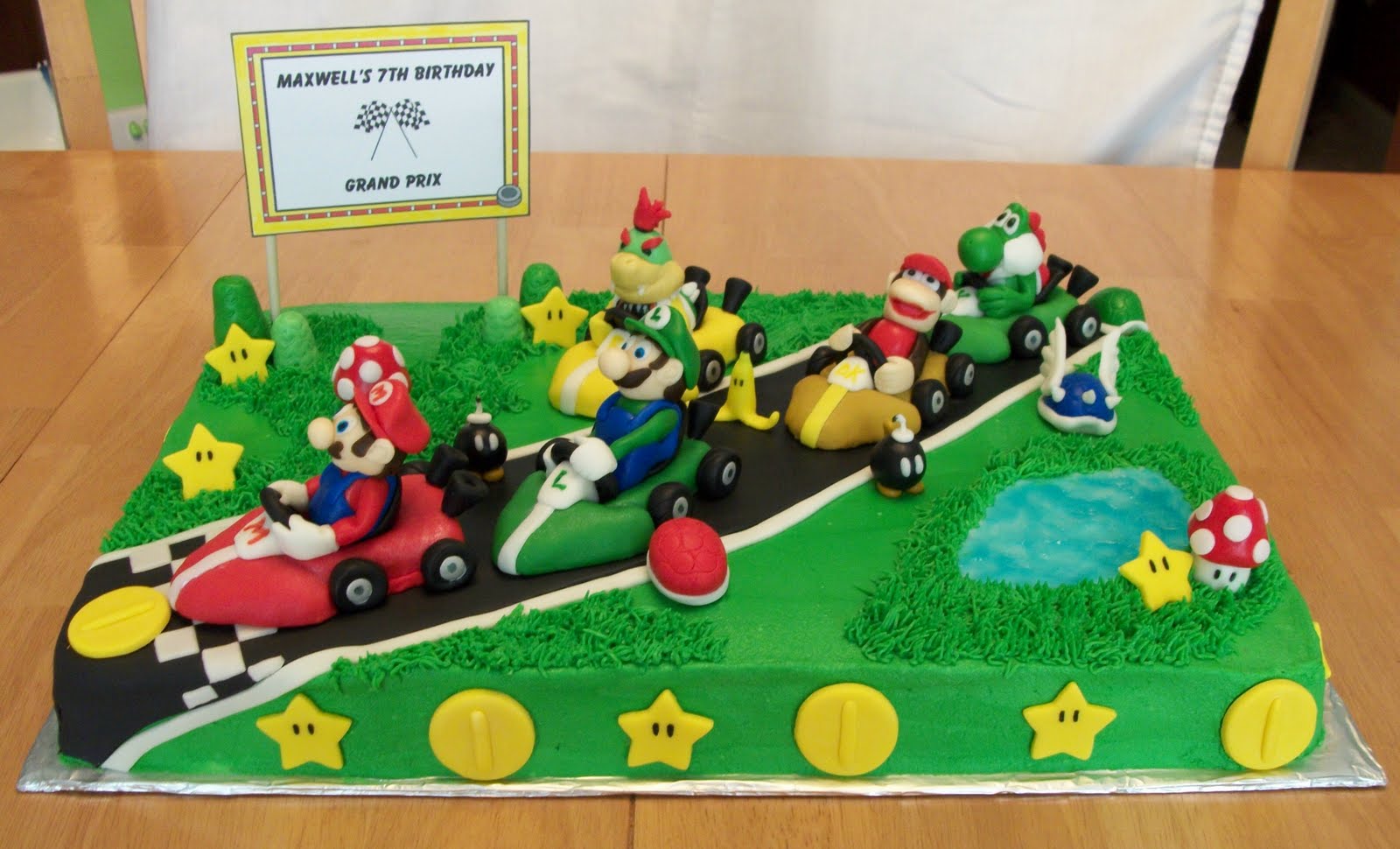 Mario Kart Cake Decorations Mario Kart Cake Decorations
