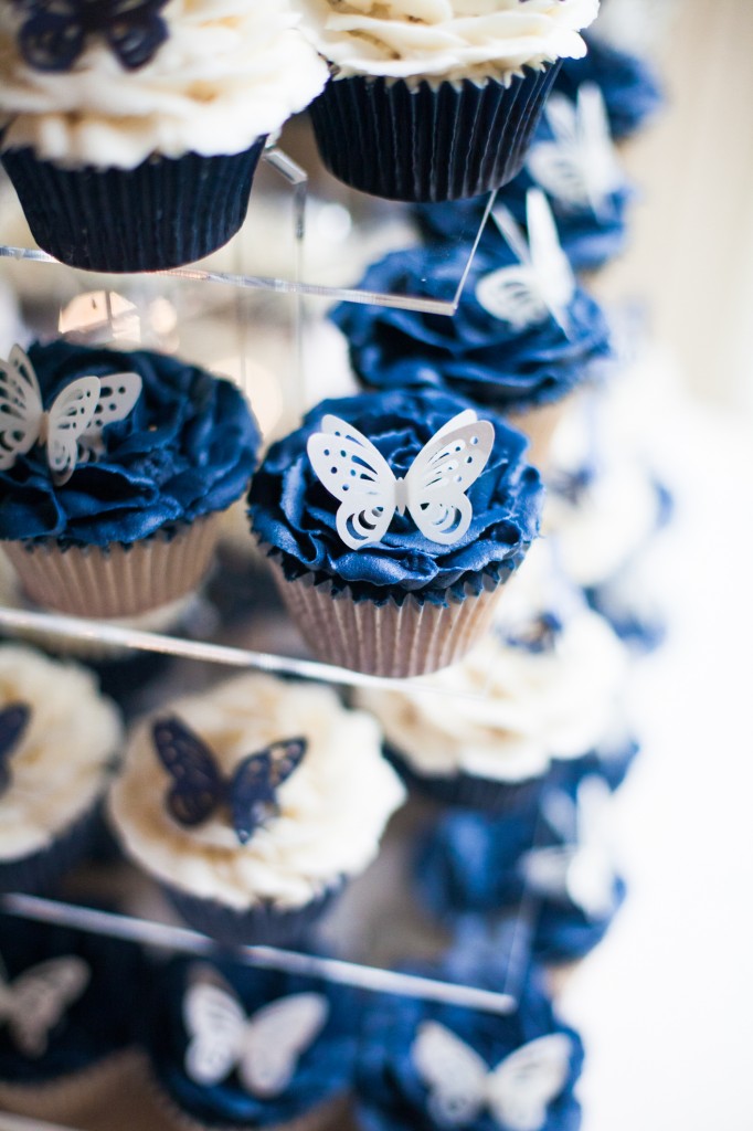 7 Navy Blue And White Cupcakes Photo Navy And White Cupcakes Navy