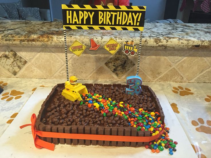 Rubble PAW Patrol Birthday Cake