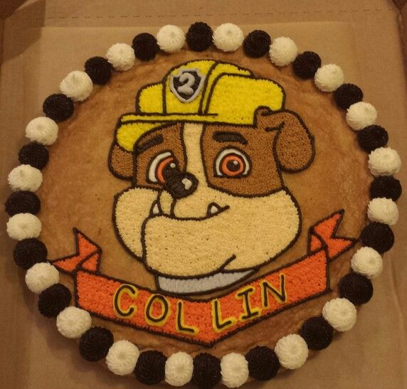 Rubble PAW Patrol Cake Rubble PAW Patrol Cake