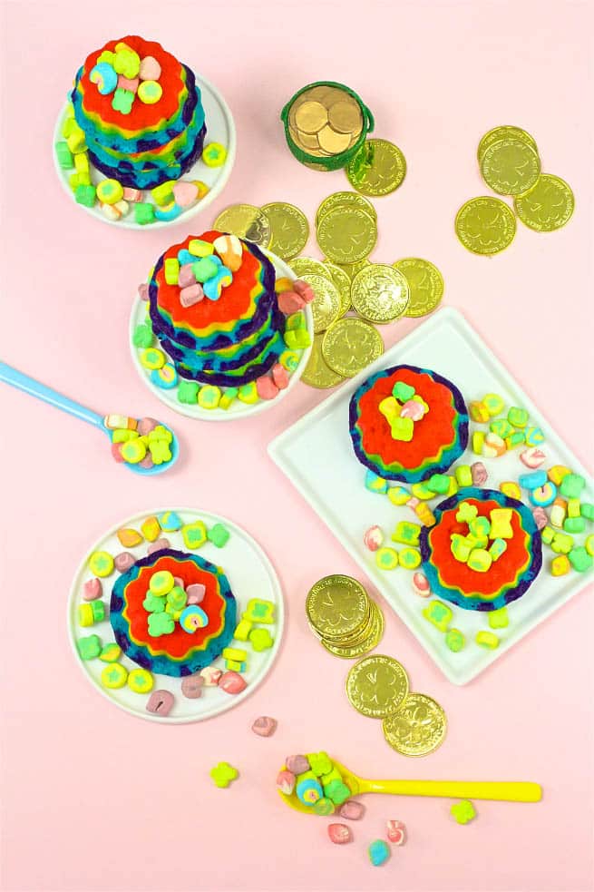 St. Patrick's Day Mini Bundt Cakes St. Patrick's Day Mini Bundt Cakes