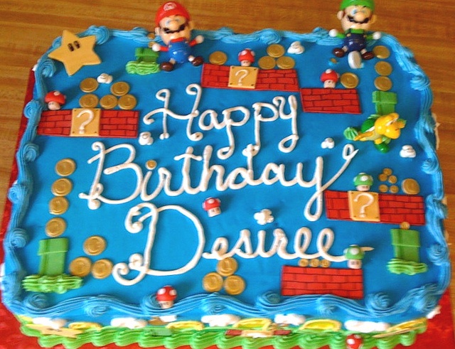 Super Mario Brothers Sheet Cake Super Mario Brothers Sheet Cake