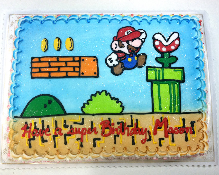 Super Mario Cake Ideas Super Mario Cake Ideas