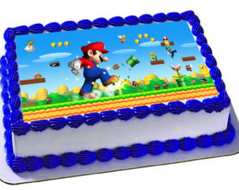 Super Mario Sheet Cake Super Mario Sheet Cake
