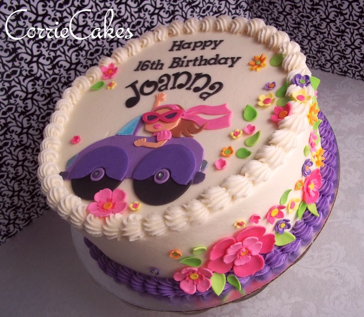 Sweet 16 Birthday Sheet Cakes Sweet 16 Birthday Sheet Cakes