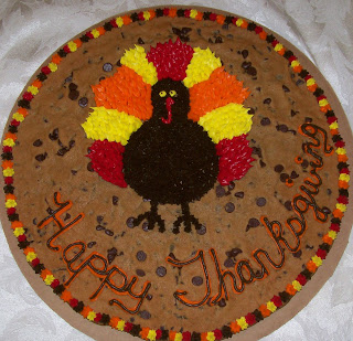 Thanksgiving Cookie Cake