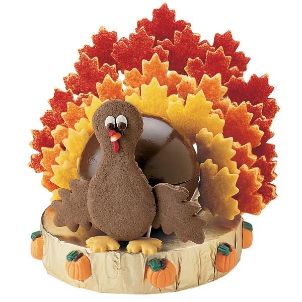 Turkey Cookie Centerpiece