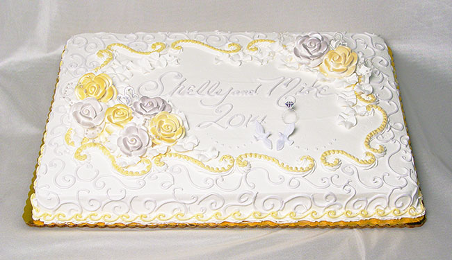 Wedding Sheet Cake Wedding Sheet Cake