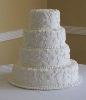 12 All White Wedding Cakes Icing Photo Cake With White Wedding Cake With Icing