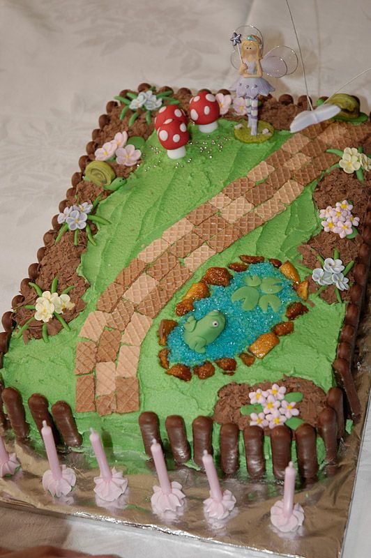 Fairy Garden Cake Fairy Garden Cake