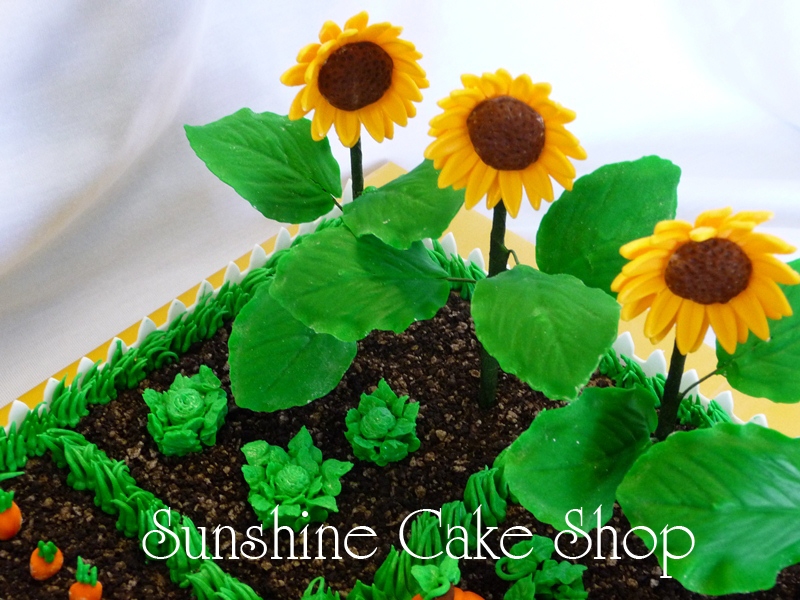 Flower Garden Sheet Cake Flower Garden Sheet Cake