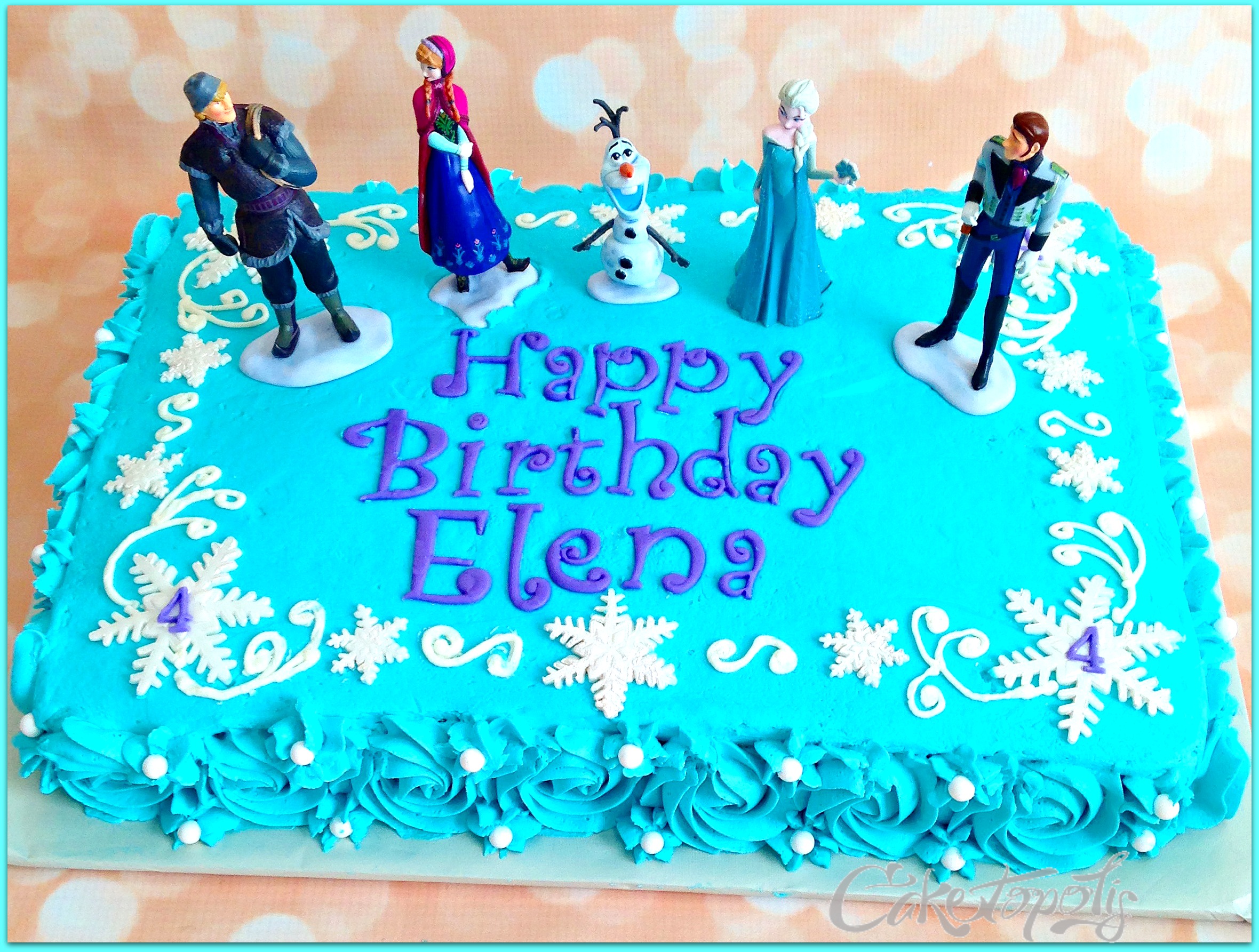 Frozen Sheet Cake Frozen Sheet Cake