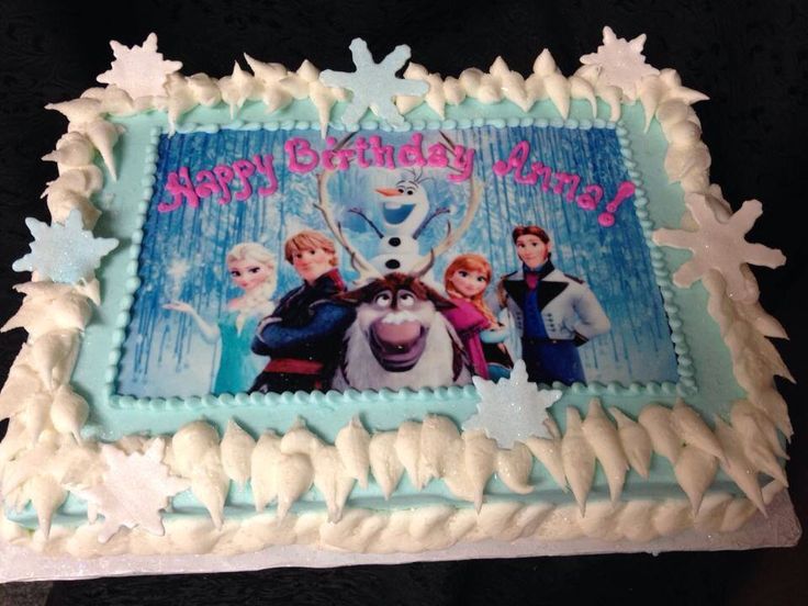 Frozen Sheet Cake Frozen Sheet Cake