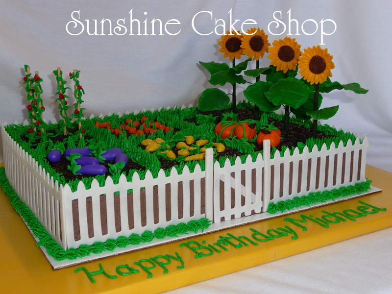 12 Photos of Garden Sheet Cakes 12 Photos of Garden Sheet Cakes