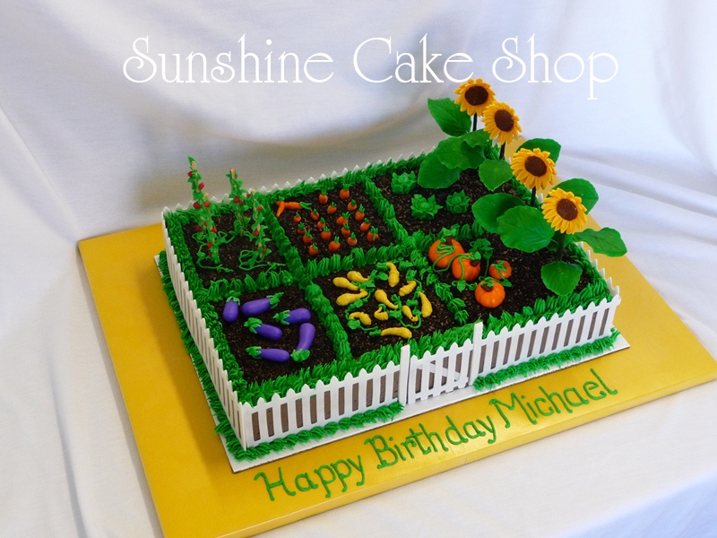Garden Sheet Cake Ideas Garden Sheet Cake Ideas