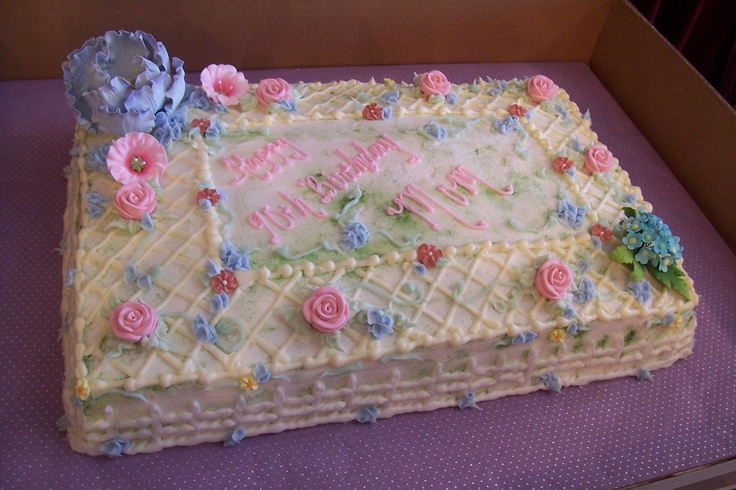 Garden Spring Sheet Cakes Garden Spring Sheet Cakes
