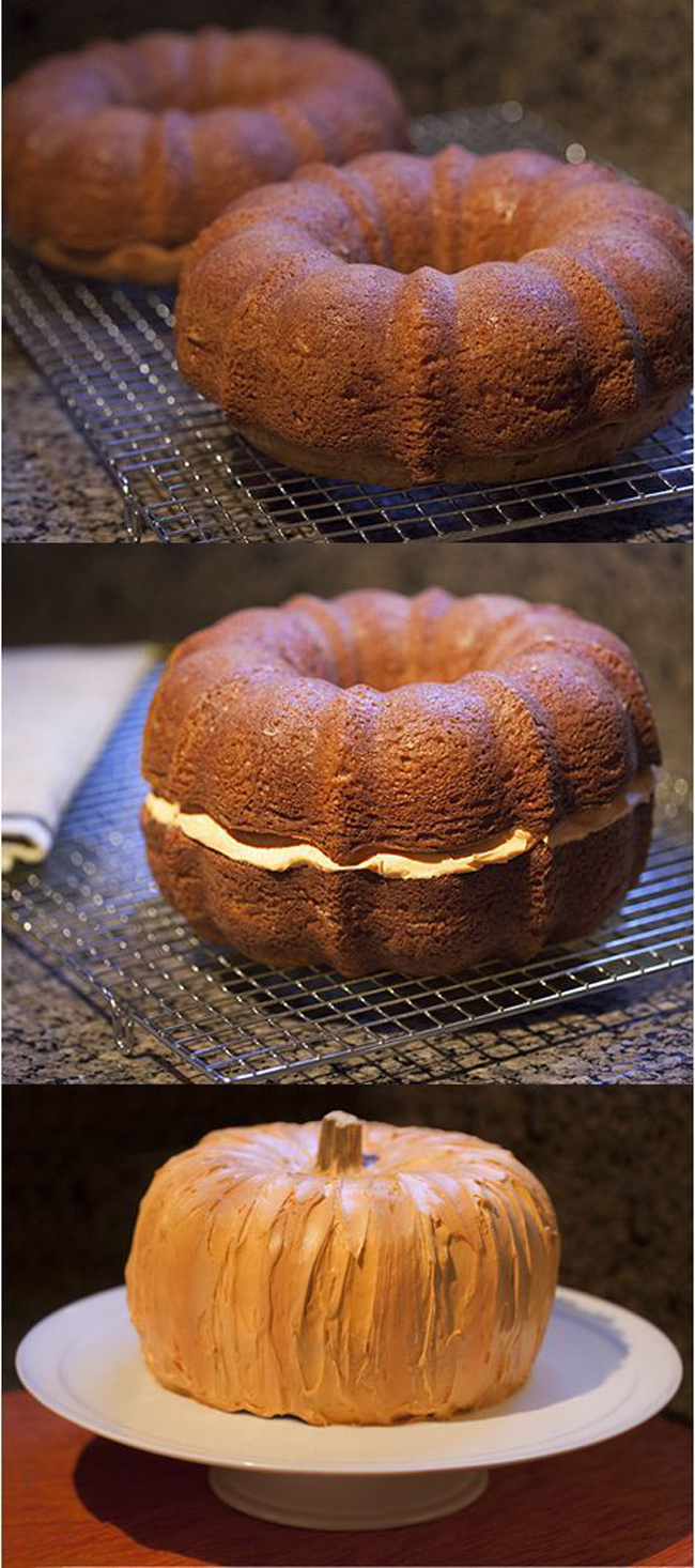 Halloween Pumpkin Cake Halloween Pumpkin Cake