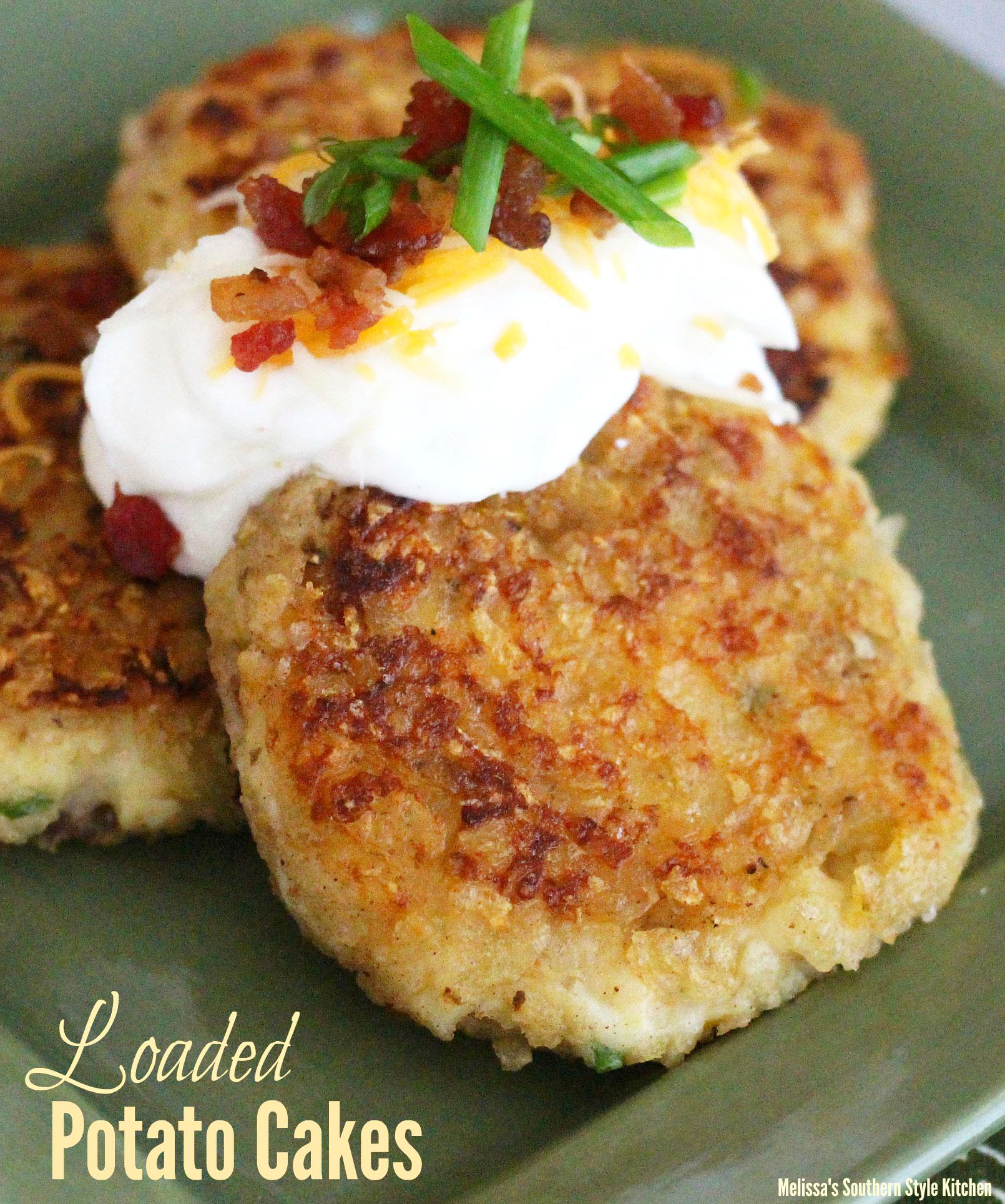 Loaded Mashed Potato Cakes Recipe