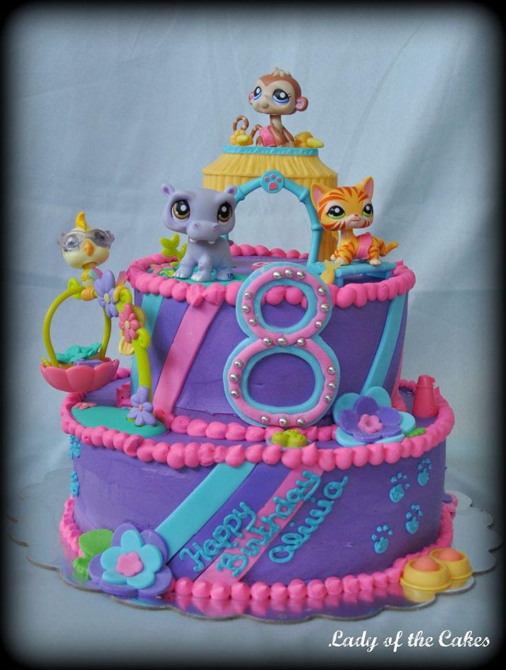 LPs Littlest Pet Shop Cake