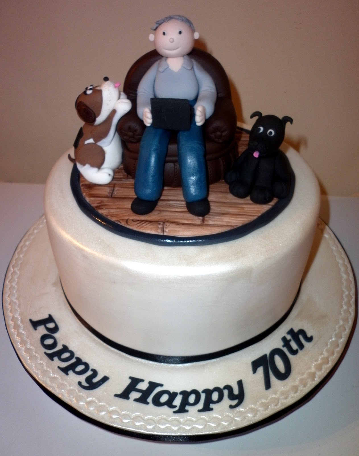 Man 70th Birthday Cake