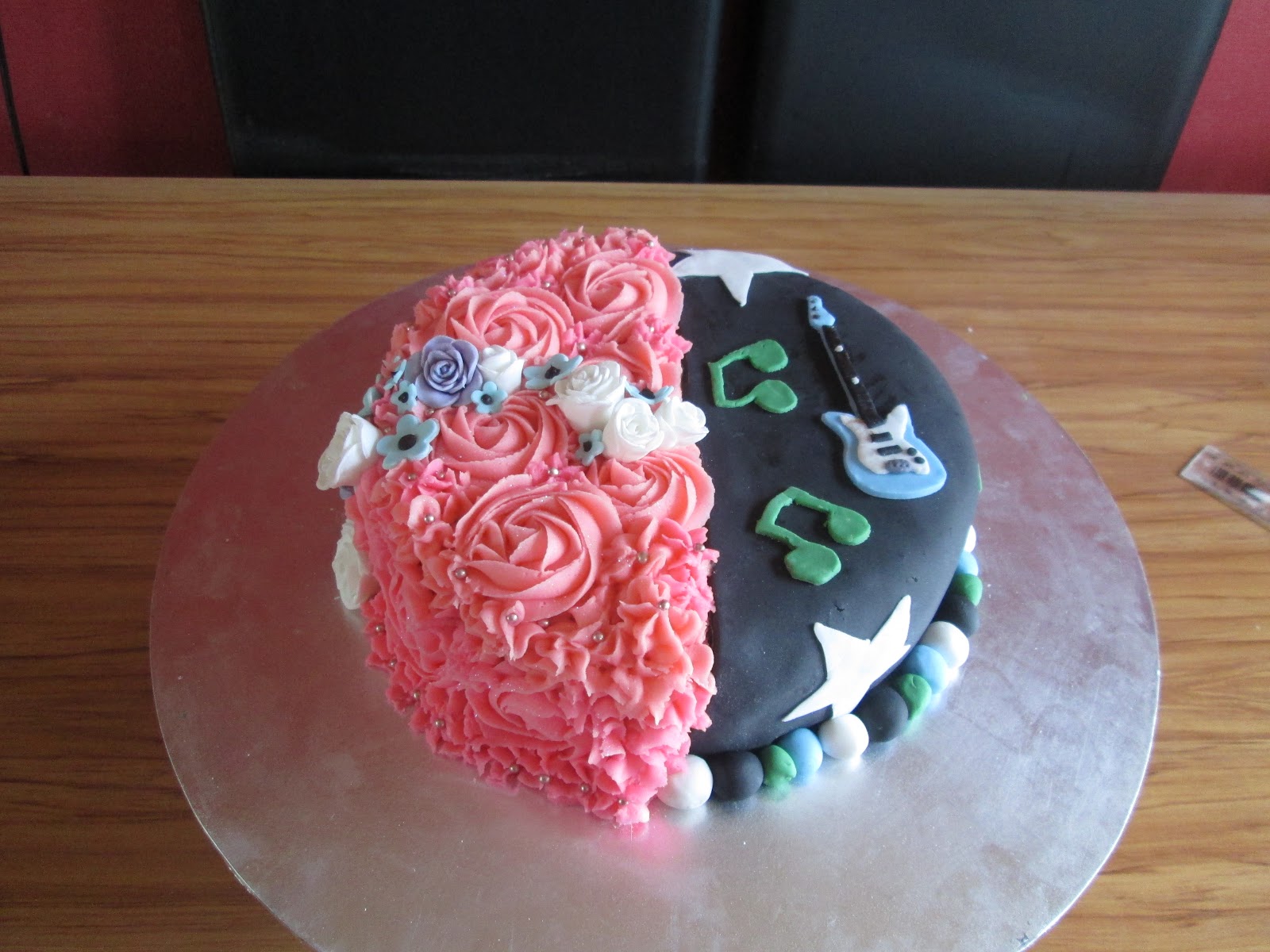 11 Half Birthday Cakes Boy And Girl Photo Half Boy And Girl Cakes Boys Half Girls Cake And Half Boy Half Girl Cake Snackncake