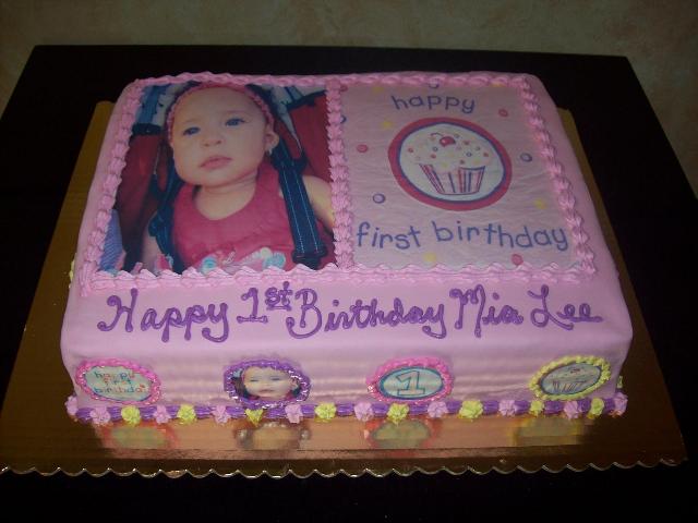 Girly Birthday Sheet Cake Girly Birthday Sheet Cake