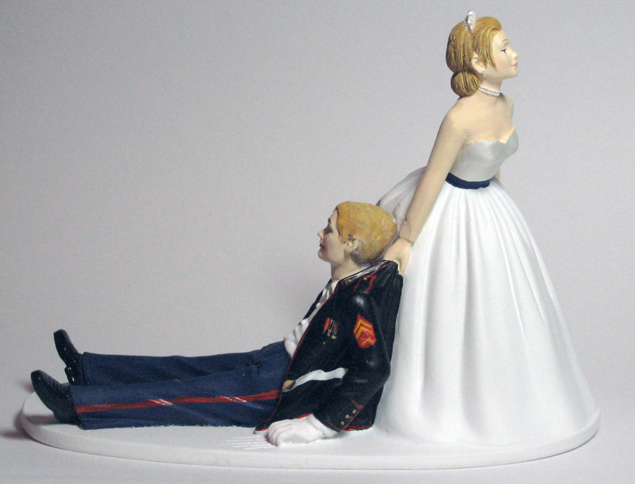 11 Marine Wedding Cake Toppers For Cakes Photo Marine Corps Wedding Cake Toppers
