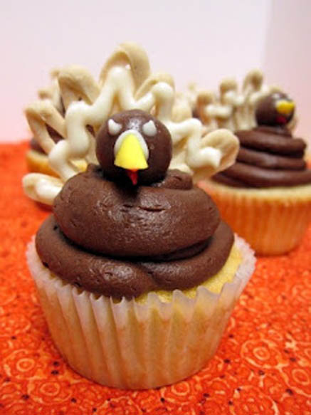 Thanksgiving Day Turkey Cupcakes Thanksgiving Day Turkey Cupcakes