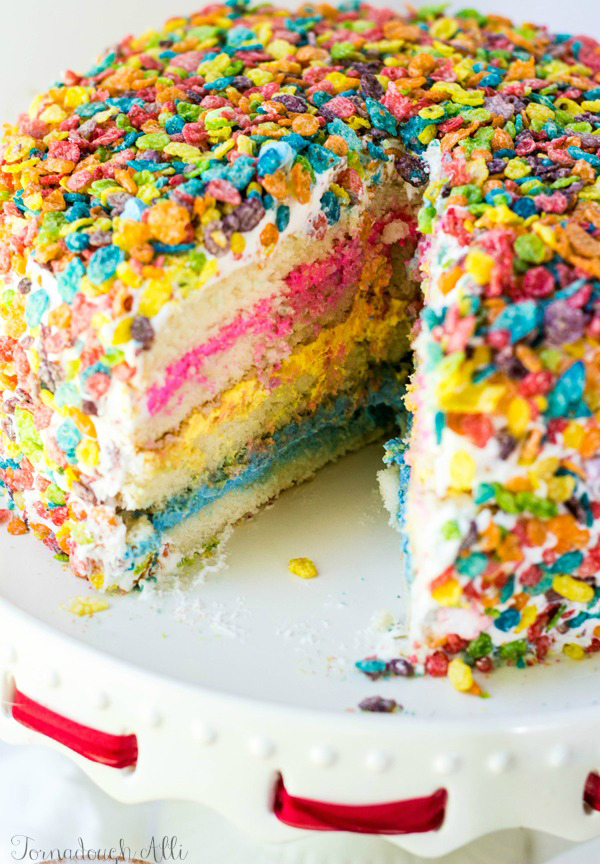 Fruity Pebbles Cake Fruity Pebbles Cake