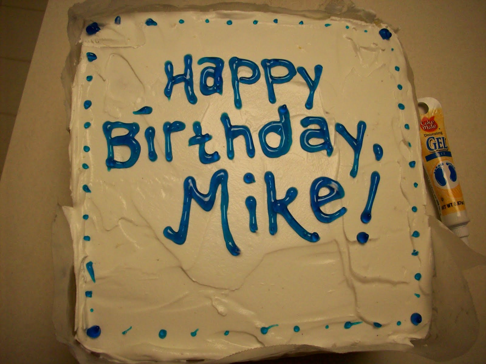 Happy Birthday Mike Cake