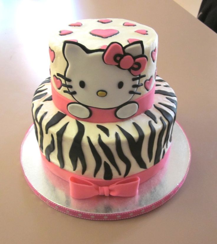 9 All Hello Kitty Birthday Cakes For 11 Year Olds Photo 2 Year Old