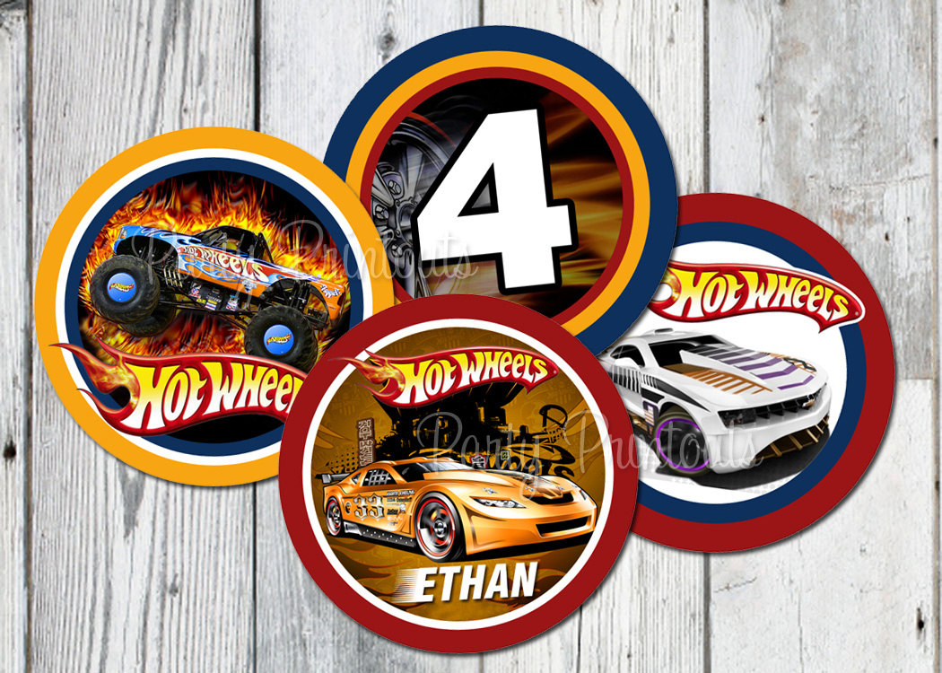 13 Print Out Hot Wheels Cupcakes Photo Hot Wheels Birthday