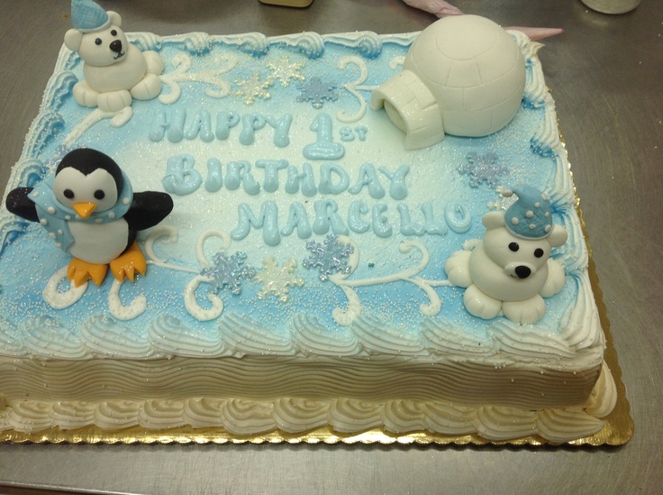 11 Photos of Winter Sheet Cakes Baby Cakes 11 Photos of Winter Sheet Cakes Baby Cakes