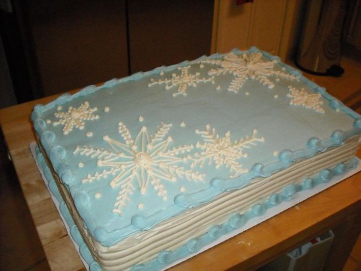 9 Photos of Snowflake Shower Sheet Cakes 9 Photos of Snowflake Shower Sheet Cakes