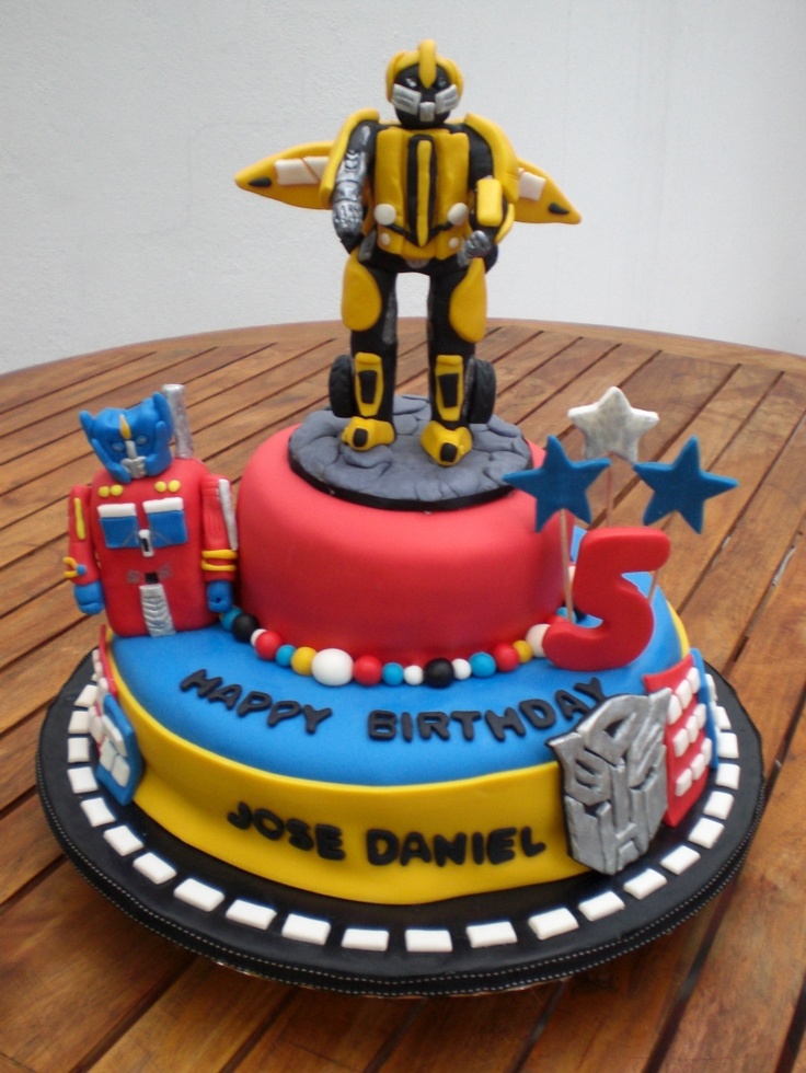 8 fire transformer cakes