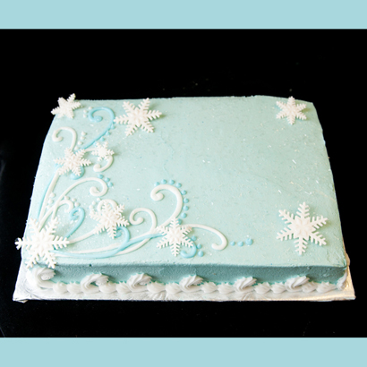 Winter Wonderland Sheet Cake Winter Wonderland Sheet Cake