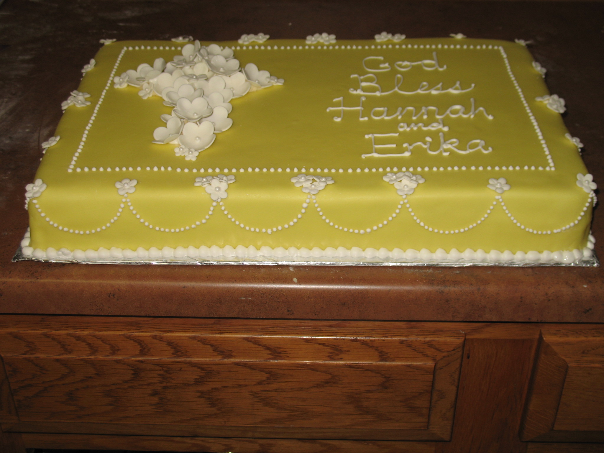 Blue and Yellow Sheet Cakes Blue and Yellow Sheet Cakes